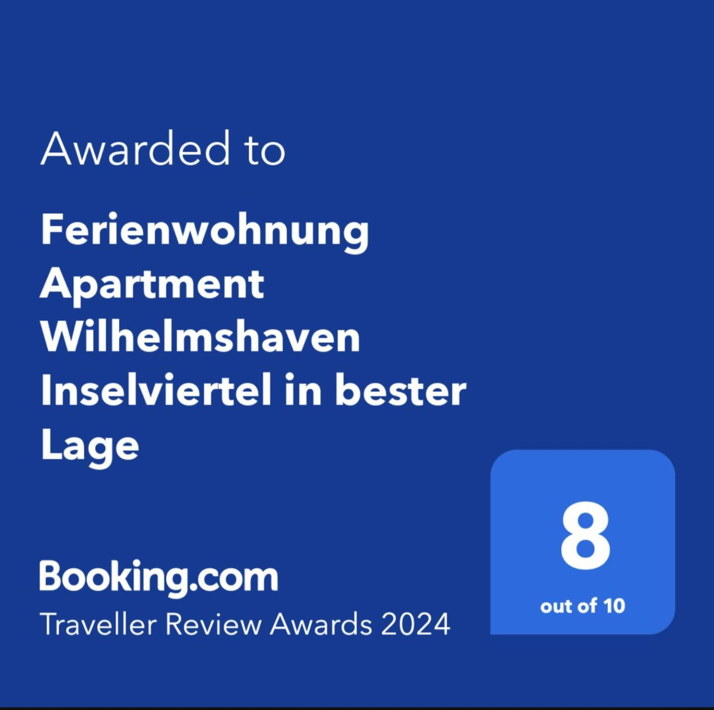 Ferienwohnung Apartment Wilhelmshaven Inselviertel In Bester Lage - Selbstaendiger Check In Moeglich Exteriör bild